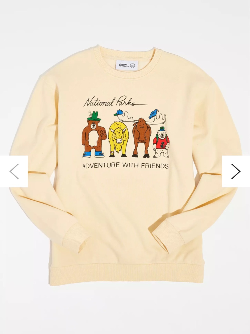 Parks Project Adventure With Friends Crew Neck Sweatshirt sz XS